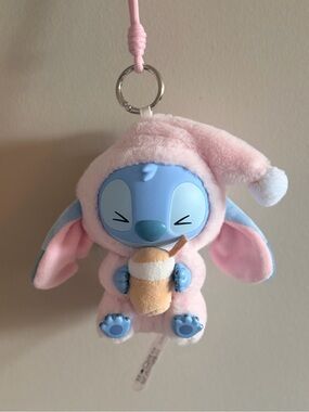 MINISO x Disney Stitch Eat Something Before Sleep Series Plush Keychain